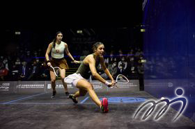 The Egyptian girl, Hania El Hammamy eliminated her compatriot Nour El Sherbini by 3-2 to be crowned in the Women's event.