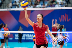 中國女排備戰之餘，亦不忘與香港女子排球青少年隊及本地青少年分享心得及切磋球技。
