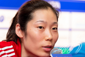 中国女排队长朱婷期待与众队友于香港站打出亮眼成绩。