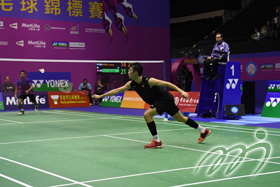 Men's Singles Final: NG Ka-long Angus of Hong Kong, China beats Sameer VERMA of India by two games to one.