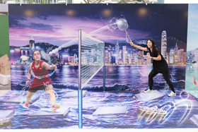 Playing against Carolina MARIN, a gold medallist in the Rio Olympics, on the water.
