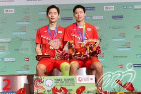 Champion Choi Solgyu/Seo Seung Jae of Korea