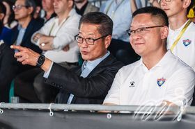 財政司司長陳茂波先生到場支持