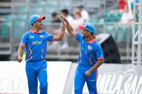 Team Nepal's first time playing at the Hong Kong Sixes