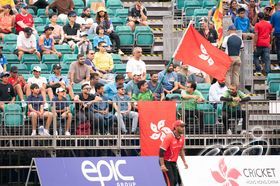 Supportive fans cheering on for team Hong Kong, China