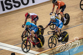 Hong Kong's Asian Games gold medalists Cheung King Lok and Leung Chun Wing represented Hong Kong in the Men's Madison