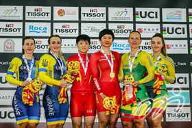Zhong Tianshi and Lin Junhong representing China defeated Ukraine in the final to take home the gold medal, while Lithuania outclassed Germany to win the bronze medal