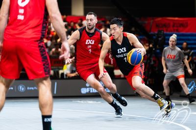 Team Hong Kong球员余普生运球进攻