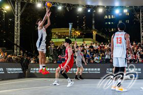 Full house in the venue when Hong Kong, China 3x3 Men's Team play against Netherlands