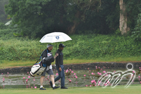 Aaron Rai on the 12th Hole in the Final Round.