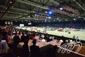 A large crowd of spectators come to the competition venue to show support to our local riders.