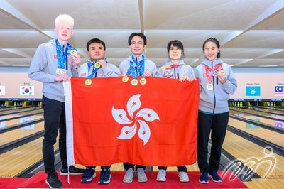 中國香港隊視障組別獎牌得主