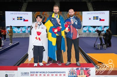 男子个人全能赛: 金牌由瑞典的布格伦夺得，韩国的池根取得银牌，铜牌则由捷克的积内克获得。