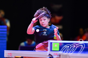 Women's Singles Winner WANG Yidi (CHN)