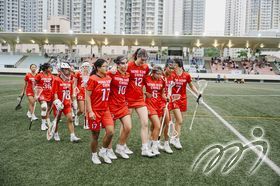 The traditional 'Dream Chasing Third Quarter' of lacrosse Foundation Charity Game