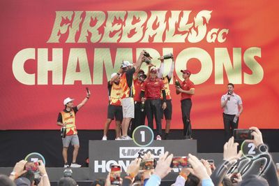 Fireballs GC won the 2025 LIV Golf Hong Kong team title at Hong Kong Golf Club