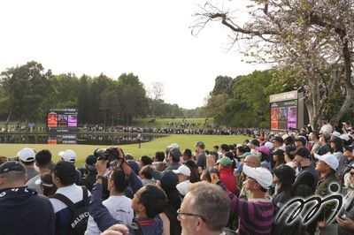 Large crowds of spectators from countries around the world attended the tournament