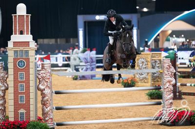 Longines Grand Prix - Winner Roger Yves Bost riding Ballerine du Vilpion