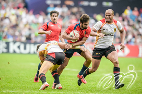 Spain will promote to the World Series next season after defeating Germany 12-7 in the World Rugby Sevens Series Qualifier final.