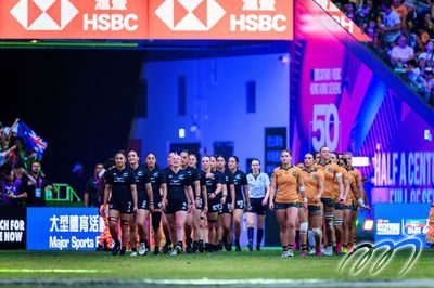 New Zealand and Australia walk out ahead of Sunday's Women's Cup Final