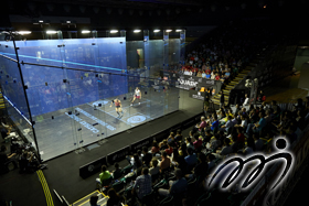 The quarter-finals, semi-finals and finals were held at the glass-panelled squash court equipped in the Hong Kong Park Sports Centre, and have attracted the attendance of several hundred spectators.
