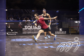 Nouran GOHAR from Egypt, the current champion of the World Junior Squash Championships, defeated Amanda SOBHY from the United States 3-1 in the women's final.  Both of them made their first appearance in the final of the Hong Kong Squash Open.