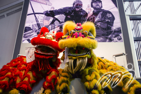 Remarkable lion dance at the opening evening. Remarkable lion dance at the opening evening.