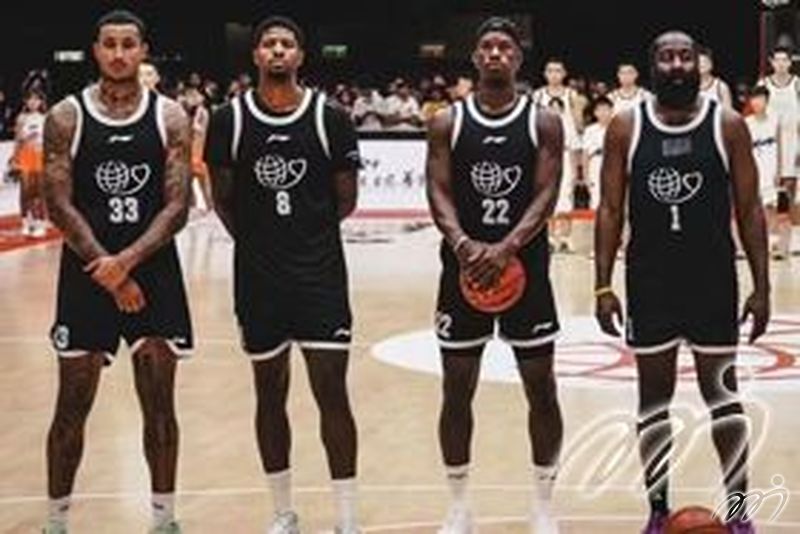 International Basketball All-Star Team: Kyle Kuzma, Paul George, Jimmy Butler, James Harden